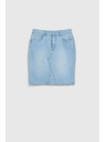 Moodo Fustă damă din denim albastră Moodo