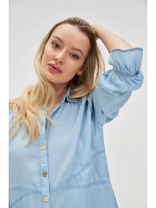 Moodo Rochie albastră pentru femei Moodo