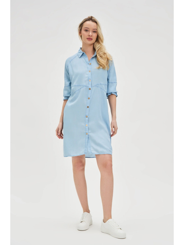 Moodo Rochie albastră pentru femei Moodo