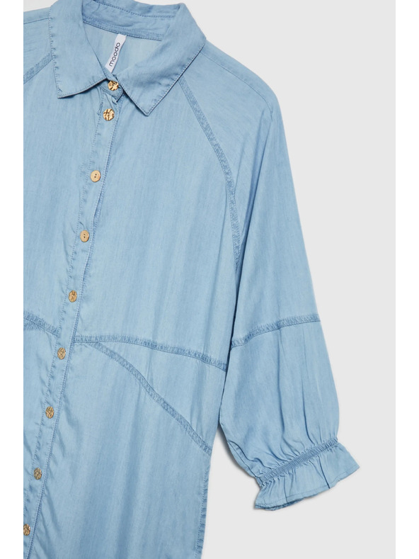 Moodo Rochie albastră pentru femei Moodo