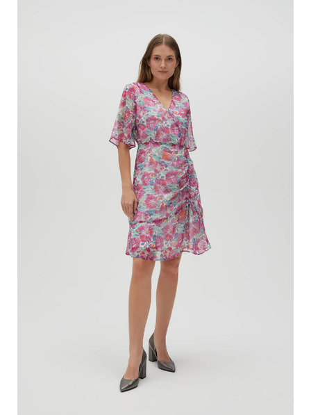 Moodo Rochie fuchsia pentru femei Moodo