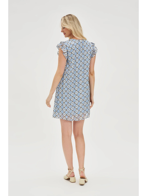 Moodo Rochie albastră pentru femei Moodo