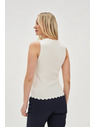 Moodo Top alb pentru femei Moodo