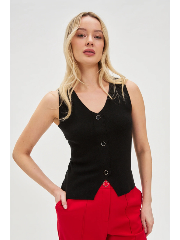 Moodo Top negru de damă Moodo