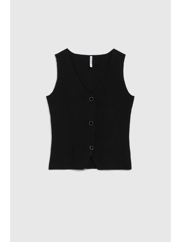 Moodo Top negru de damă Moodo