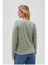 Moodo Tricou măsliniu cu mânecă lungă pentru femei Moodo