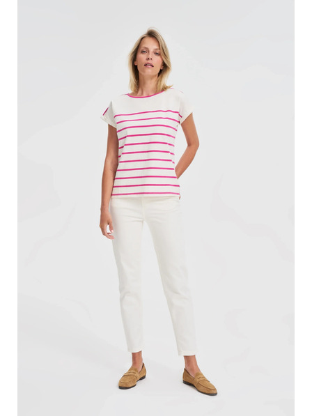 Moodo Tricou fucsia pentru femei Moodo