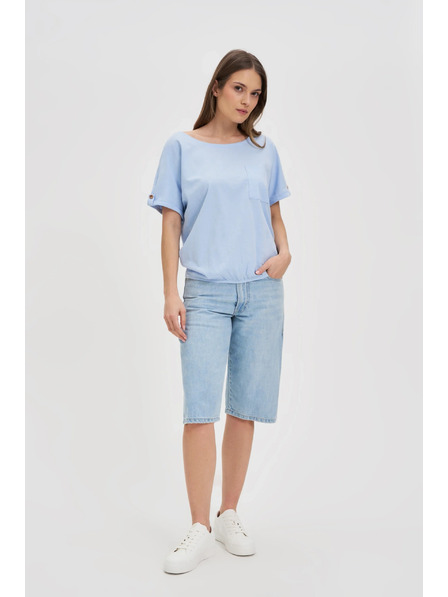 Moodo Tricou albastru deschis pentru femei Moodo