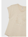 Moodo Tricou bej deschis pentru femei Moodo