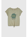 Moodo Tricou măsliniu pentru femei Moodo