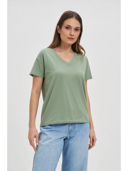 Moodo Tricou măsliniu pentru femei Moodo