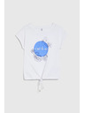 Moodo Tricou alb pentru femei Moodo