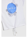Moodo Tricou alb pentru femei Moodo