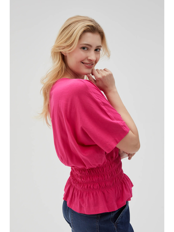 Moodo Tricou fucsia pentru femei Moodo