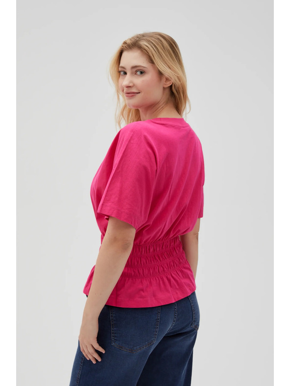 Moodo Tricou fucsia pentru femei Moodo