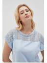 Moodo Tricou albastru deschis pentru femei Moodo