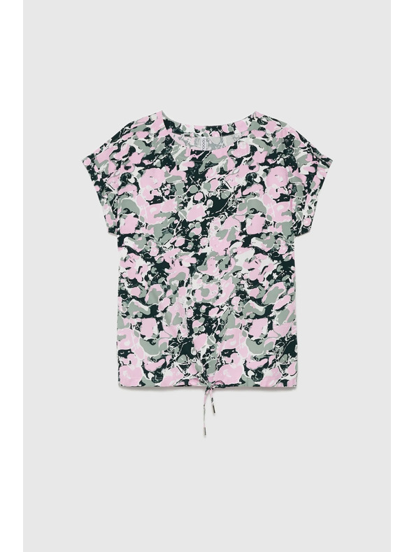 Moodo Bluză roz cu legătoare