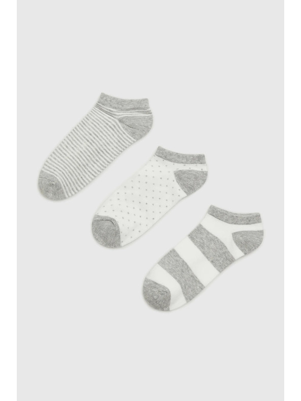 Moodo Șosete gri deschis pentru femei
