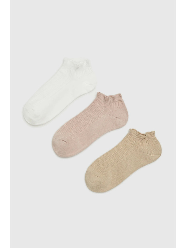 Moodo Șosete albe pentru femei