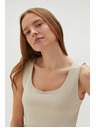 Moodo Top bej pentru femei