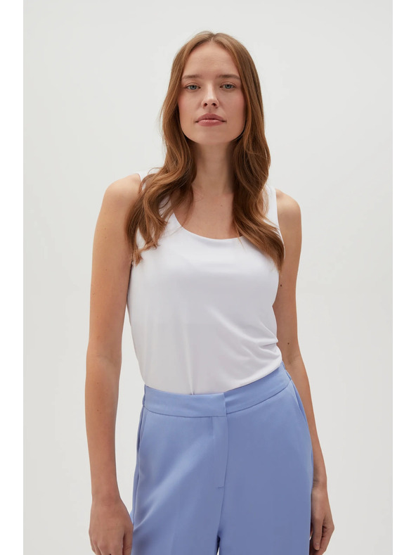 Moodo Top alb pentru femei