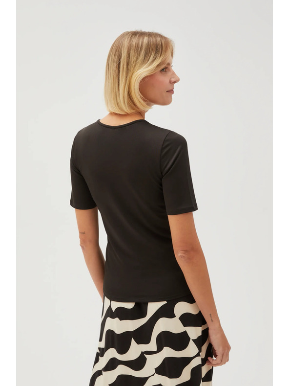 Moodo Tricou negru pentru femei