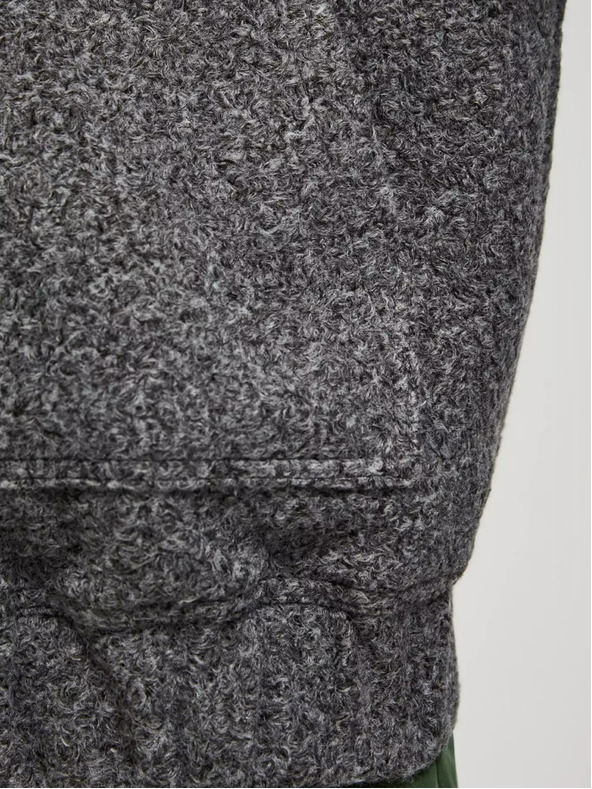 Moodo Geacă bomber gri melanj