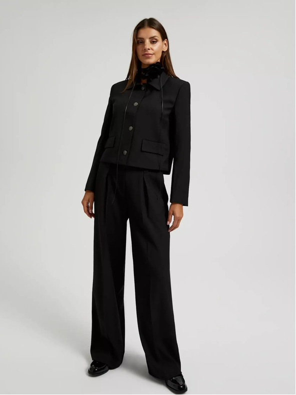 Moodo Jachetă neagră pentru femei