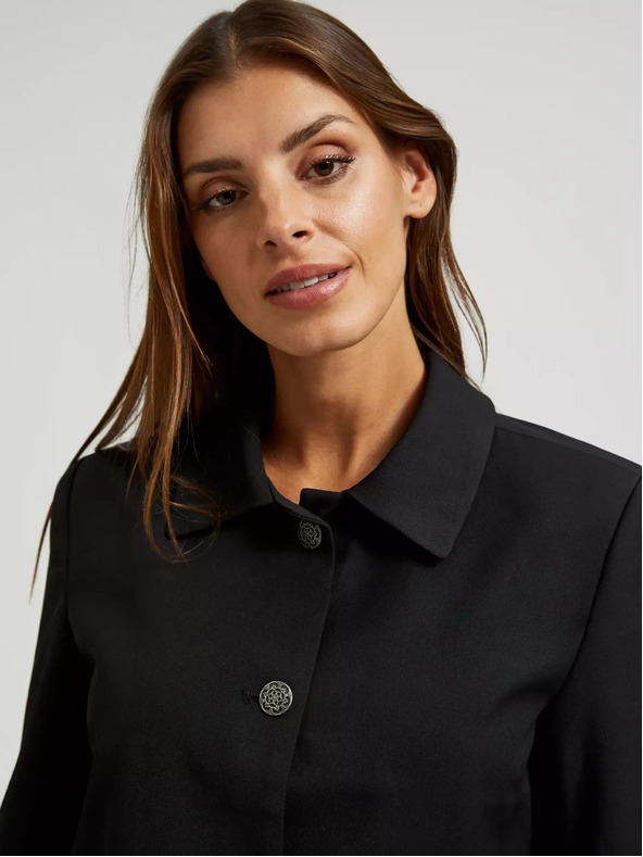 Moodo Jachetă neagră pentru femei