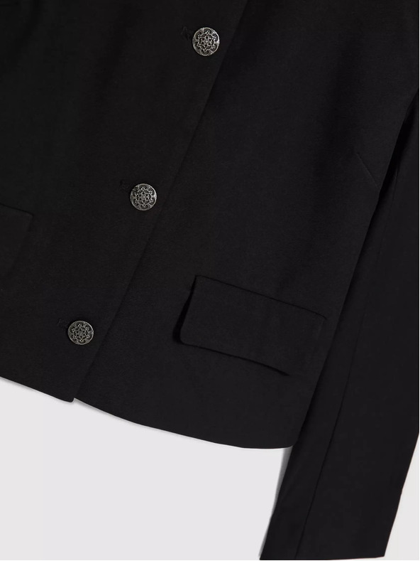 Moodo Jachetă neagră pentru femei