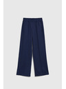 Moodo Pantaloni bleumarin pentru femei