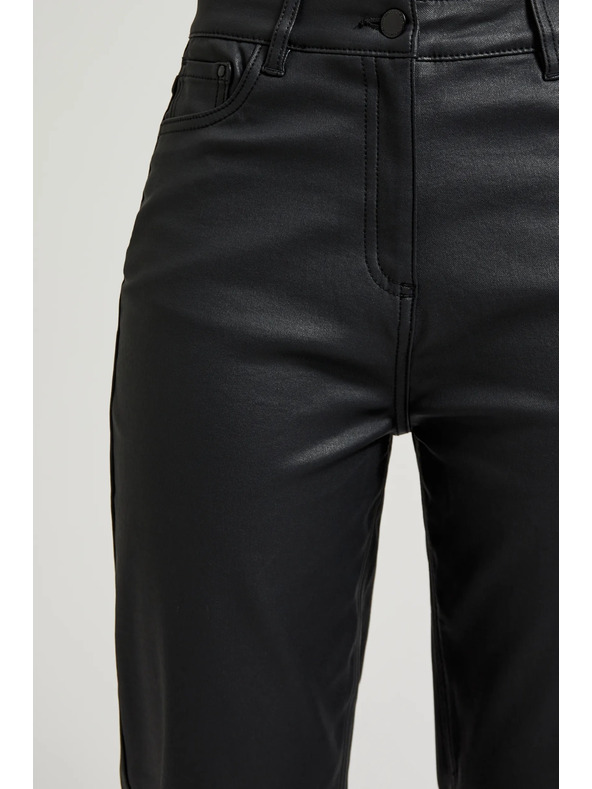 Moodo Pantaloni negri pentru femei