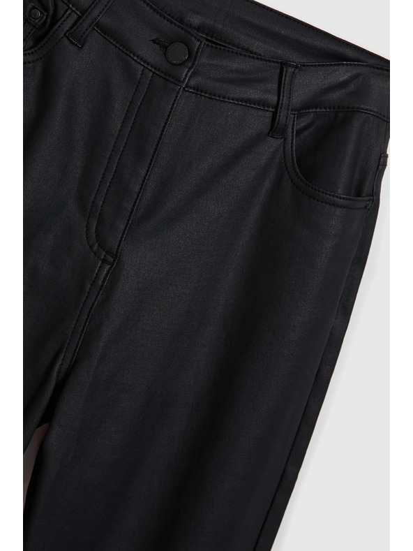 Moodo Pantaloni negri pentru femei