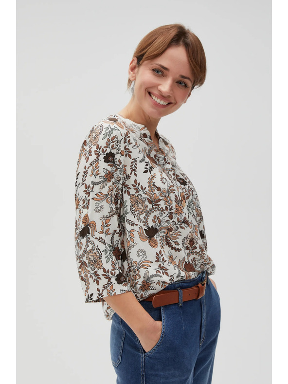 Moodo Cămașă bej pentru femei
