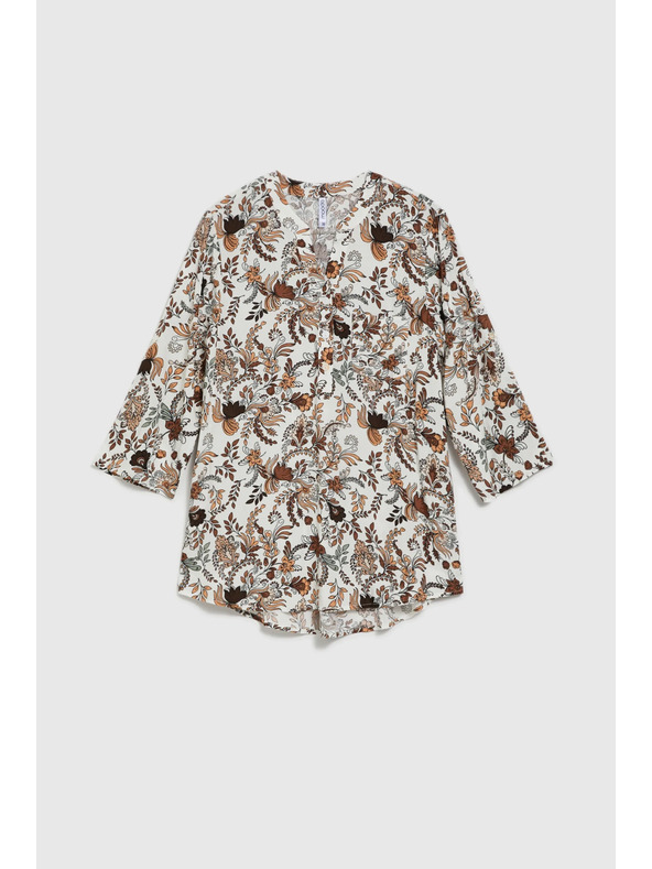 Moodo Cămașă bej pentru femei