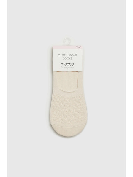Moodo Șosete bej pentru femei