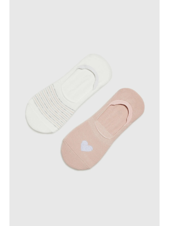 Moodo Șosete bej deschis pentru femei