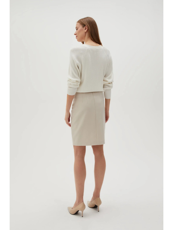 Moodo Fustă cremă pentru femei