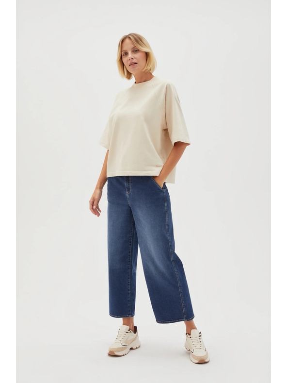 Moodo Tricou bej pentru femei