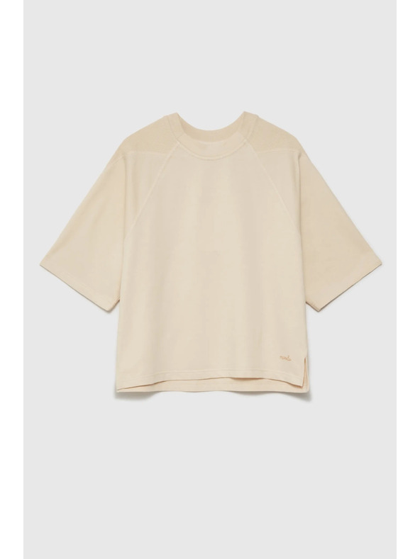 Moodo Tricou bej pentru femei