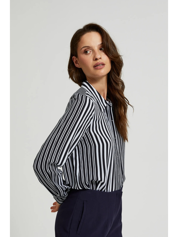 Moodo Cămașă neagră pentru femei