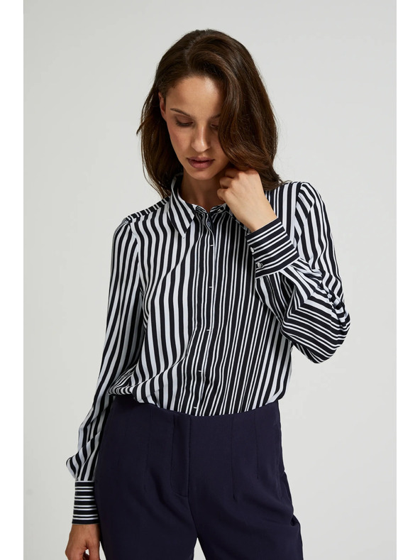 Moodo Cămașă neagră pentru femei