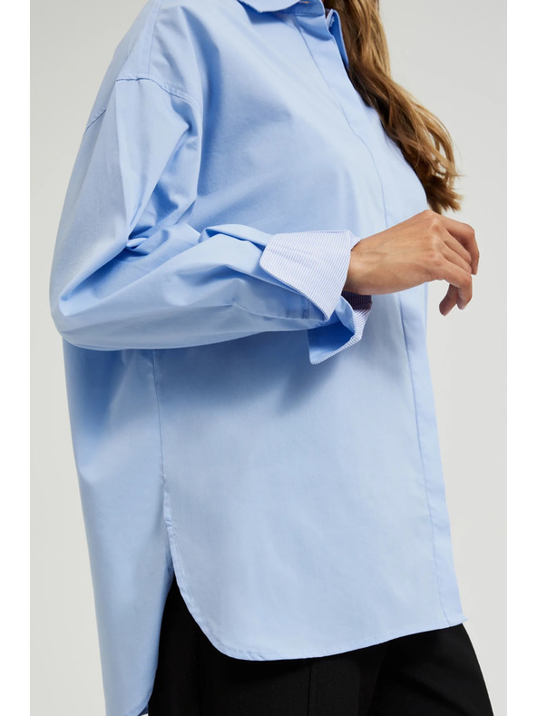 Moodo Cămașă albastră pentru femei