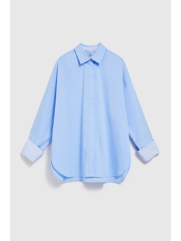 Moodo Cămașă albastră pentru femei