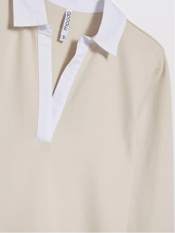 Moodo Hanorac bej pentru femei