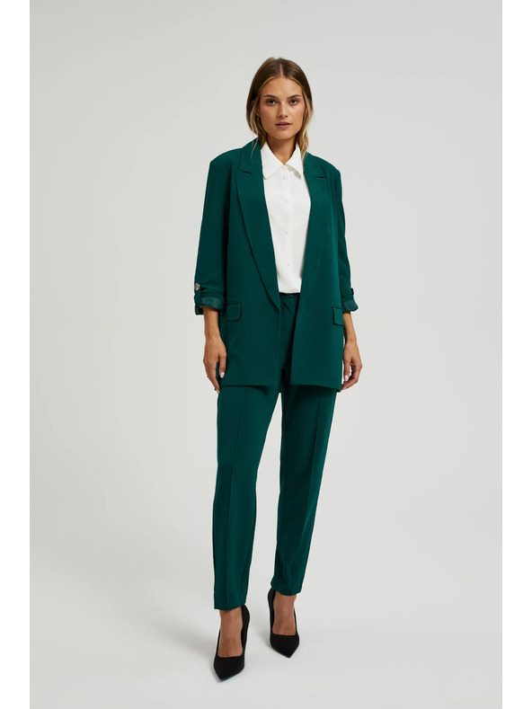 Moodo Sacou verde-închis pentru femei