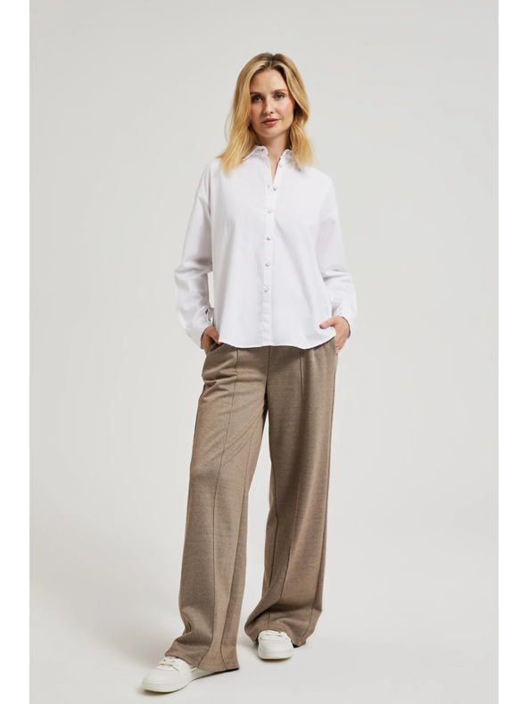 Moodo Cămașă albă pentru femei