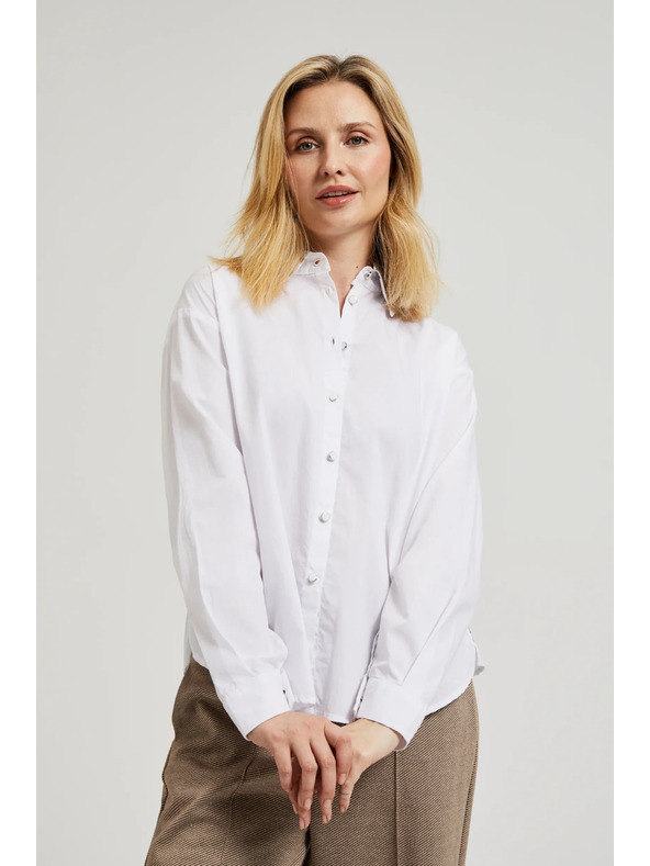 Moodo Cămașă albă pentru femei