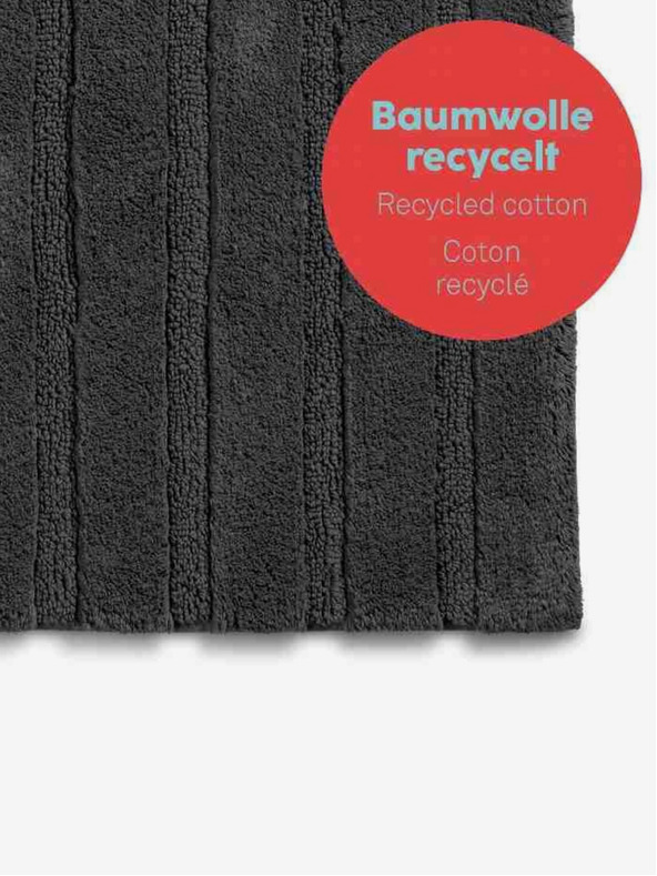 Kela Covoraș de baie Megan 100x60 cm bumbac argintiu-gri KELA