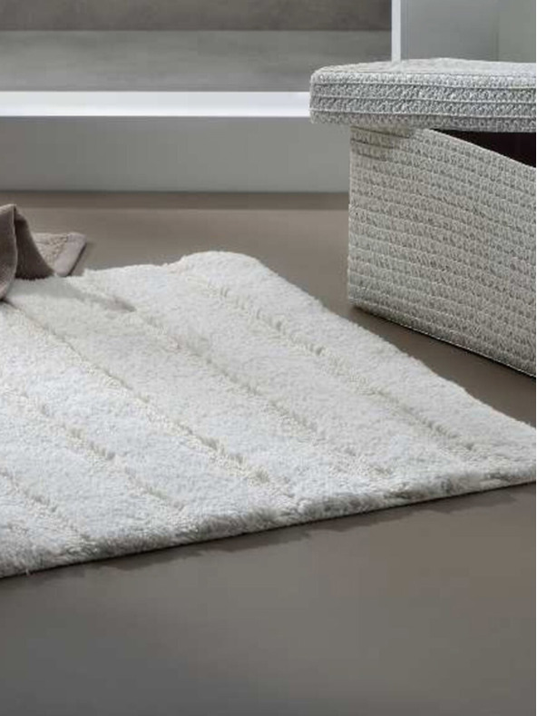 Kela Covoraș de baie Megan 100x60 cm bumbac argintiu-gri KELA